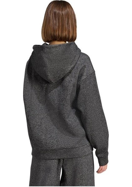 Sportswear JX4346 ALL SZN Holiday Glitter Fleece Loose Kapüşonlu Üst