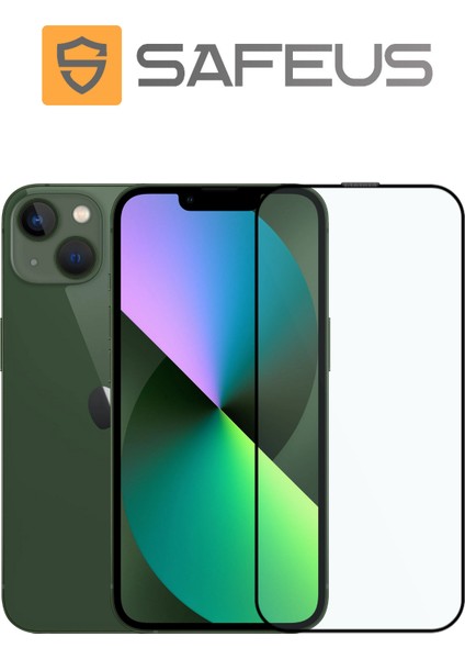 iPhone 13 Tam Kaplayan Toz Filtreli Parmak İzi Bırakmayan Safir Ekran Koruyucu Cam