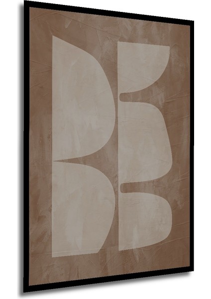 Dekoratif Ahşap Dikdörtgen Tablo Soyut Sanat Formları Çerçeve Görünümlü modelleri