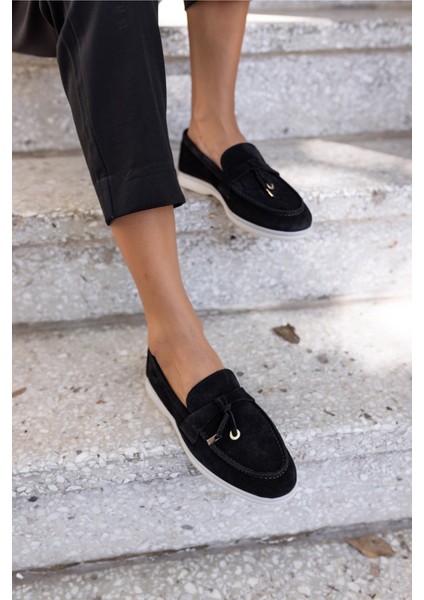 Furry Kadin Siyah Gercek Suet Ayakkabi fırsatları