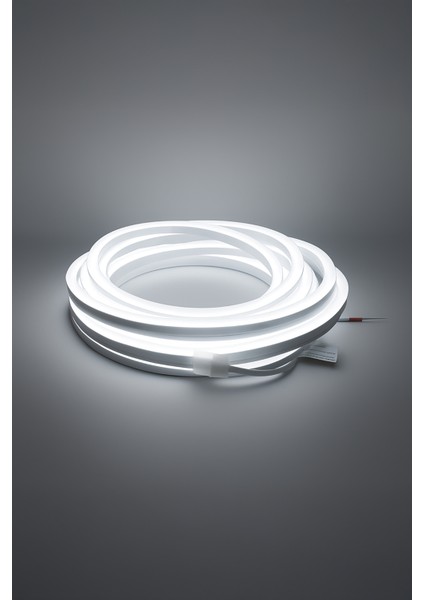 6X12MM Dış Mekan Neon LED – 8W 12V Yandan Bükmeli – Gün Işığı