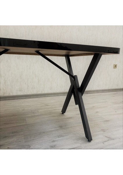 6 Kişilik Mutfak Masası Mutfak Masası ,w Ayak Mutfak Masası Ahşap Görünümlü Masa fırsatları