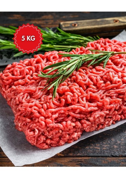 Az Yağlı Kuzu Kıyma 5 kg – Günlük Çekim, Yemeklik Taze Kıyma