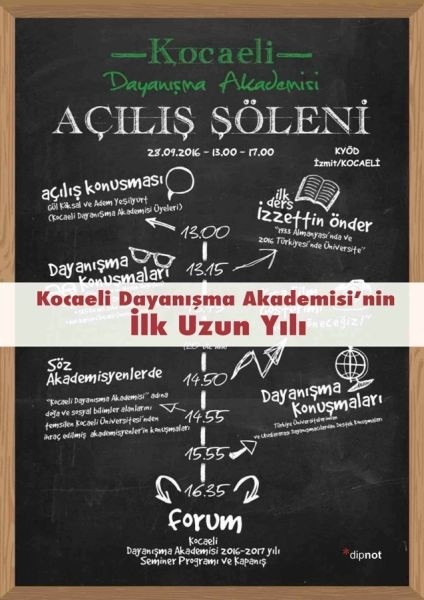 Kocaeli Dayanışma Akademisi’nin Ilk Uzun Yılı