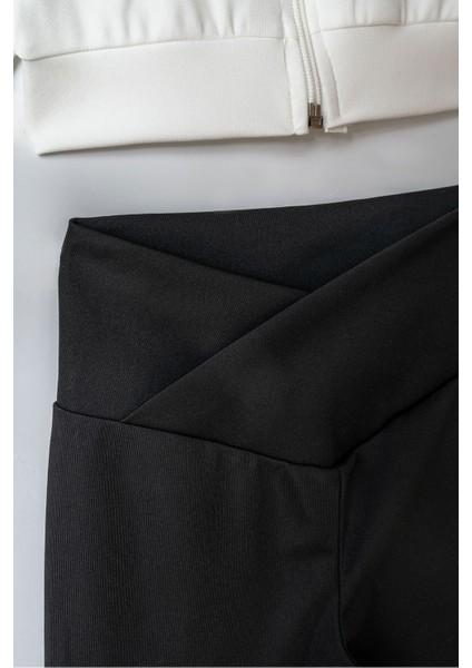 Kız Çocuk 3'lü Spor Crop Takım modelleri