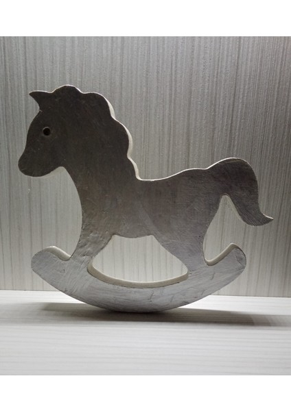 Doğum Günü Hediyesi Ev Hediyesi Ofis Dekor Hediyesi Ahşap Oyuncak Sallanan At