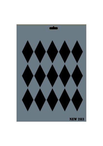 Rich New Seri N283 Stencil 35X25 cm