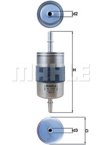 Mtxdpn Yakit Filtresi Volvo V60 Ii T6 19 XC60 Ii T4-T5 19 XC90 Ii T5 19