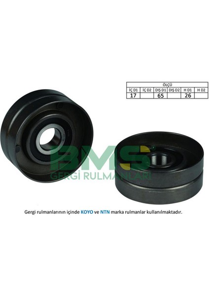 Mtxdpn Alternatör Gergi Rulmani Master Ii-Trafic Ii-Laguna Ii-Vivaro-Movano 1.9DCI-2.016V 01- Klimasiz