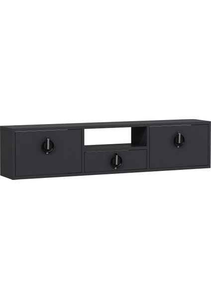 1320DROPCT-32 Duvara Montaj Tv Sehpası Antrasit-Gümüş indirimleri