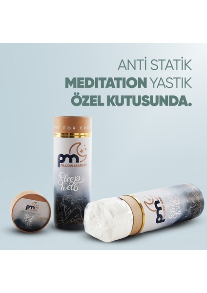 Dinlendirici Visko Yastık - Ortopedik Lüx Tombul Yastık - Anti Statik Kumaş Stres Azaltan Visco fırsatları