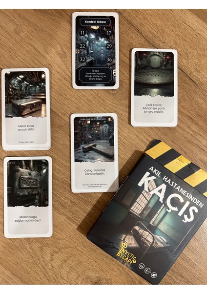 Kaçış Kart Oyunu Akıl Hastanesinden Kaçış Strateji ve Dikkat Oyunu 39 Kart fiyatları