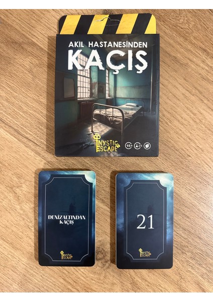 Kaçış Kart Oyunu Akıl Hastanesinden Kaçış Strateji ve Dikkat Oyunu 39 Kart fırsatları