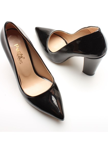 Idil K Siyah Rugan Kadın Topuklu modelleri