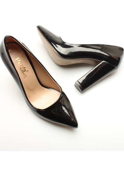 Idil K Siyah Rugan Kadın Topuklu fırsatları