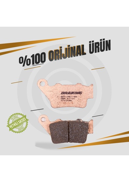 Ktm Duke 250 (2014-2024) Sinterli Arka Fren Balatası modelleri