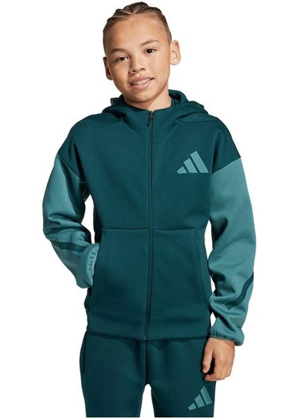 Sportswear JX9929 adidas Z.N.E. Full-Zip Colorblocked Kids Kapüşonlu Üst