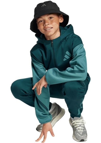 Sportswear JX9929 adidas Z.N.E. Full-Zip Colorblocked Kids Kapüşonlu Üst