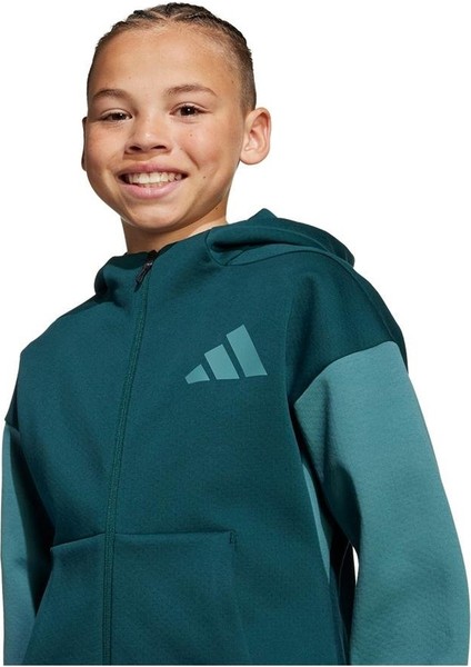 Sportswear JX9929 adidas Z.N.E. Full-Zip Colorblocked Kids Kapüşonlu Üst