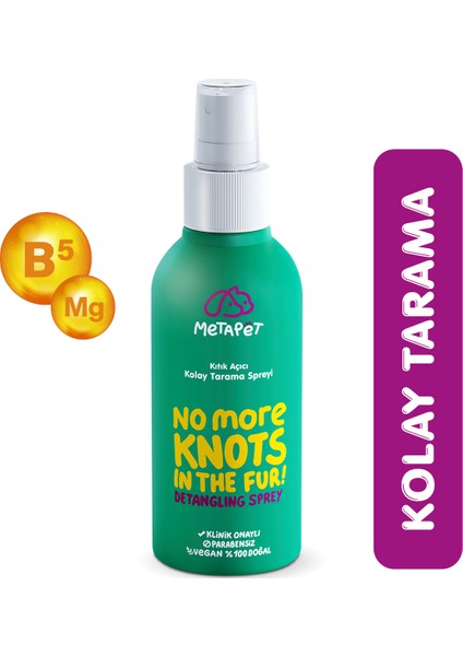 Köpekler için Kolay Tarama Spreyi, Kıtık Açıcı, Tüy Dökümü Dökülme Engelleyici Bakımı Sağlığı