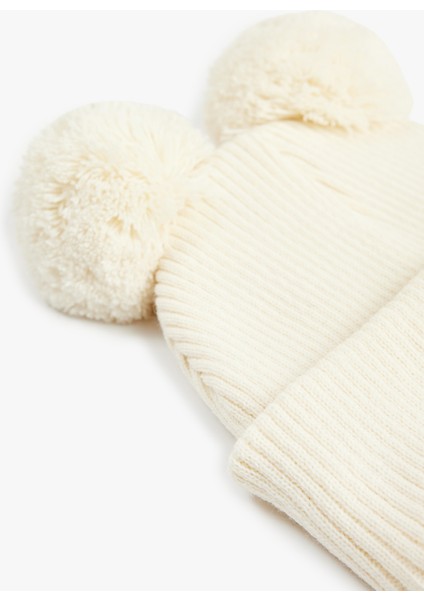 Ponpon Detayl Triko Bere modelleri