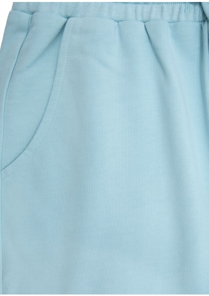 Organik Kumaş Mavi Yazlık Erkek Çocuk Şort modelleri