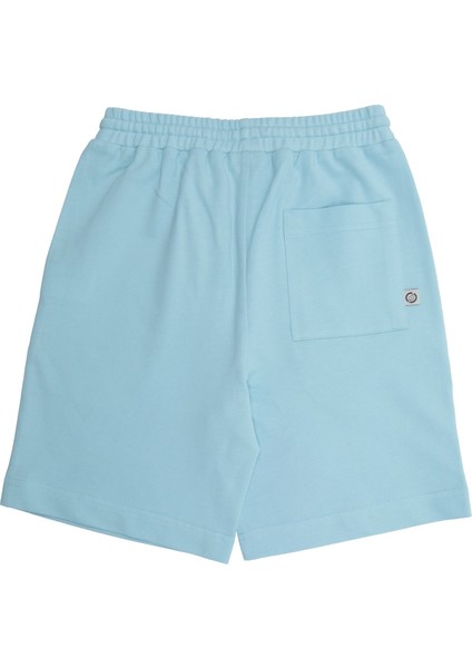 Organik Kumaş Mavi Yazlık Erkek Çocuk Şort fırsatları