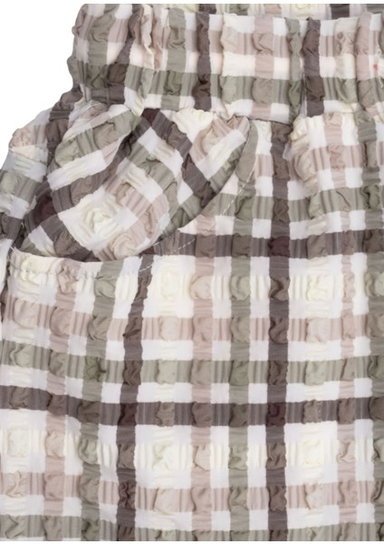 Recycle Özel Dokuma Kahverengi Yazlık Erkek Çocuk Şort fırsatları