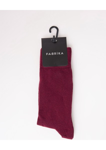 Bordo Erkek Soket Çorap Ul-Skt