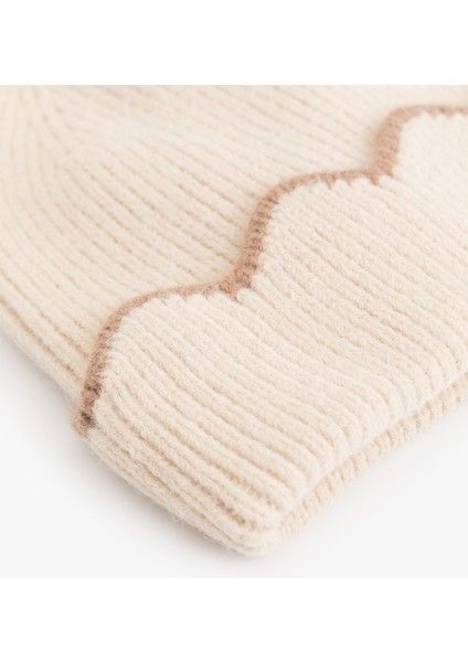 Dikiş Detaylı Katlı Örgü Bere modelleri