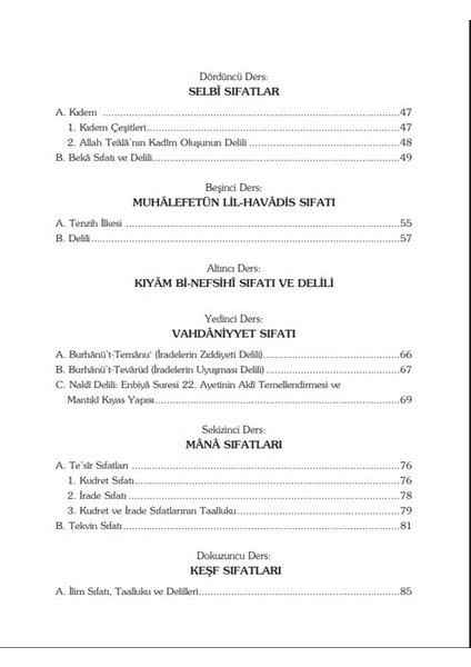 Islam Inanç Esasları modelleri