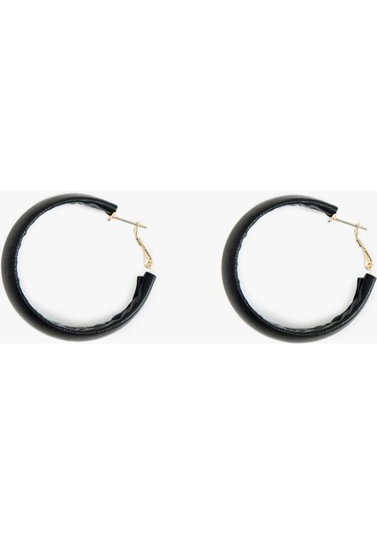 Suni Deri Halka Küpe