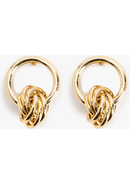 Çelik Geometrik Küpe