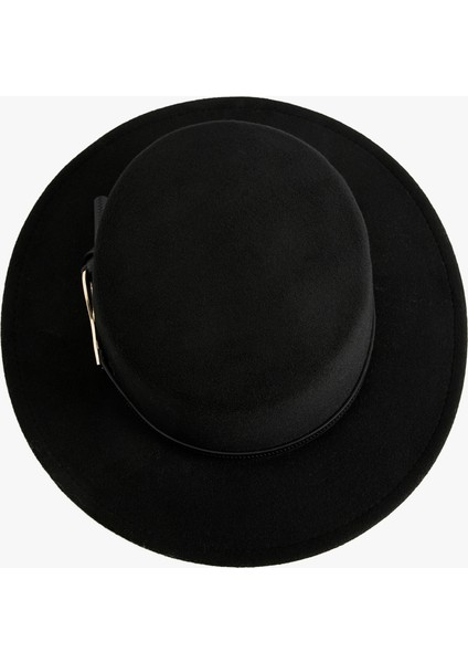 Bant Detaylı Fötr Şapka modelleri