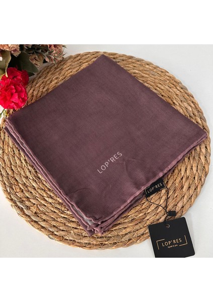 Soft Pamuklu Eşarp Gül Kurusu LDN6302
