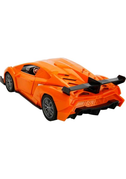 1:18 Ölçek USB Şarjlı Işıklı Fonksiyonel Turuncu Lambo Oyuncak Araç fiyatları