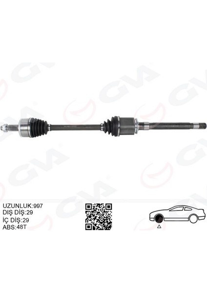 Mtxdpn Komple Aks Ön Sağ Discovery 3 L319 Discovery 4 L319 R.r Sport I L320 997MM