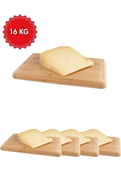 Kars Eski Kaşar x 16 Paket | Olgunlaştırılmış Yöresel Peynir | Kahvaltı ve Yemeklik