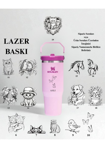 The Iceflow Flip Straw Pipetli Termos 0,89 L Özel Isimli Kişiselleştirilebilir Özel İsimli fiyatları