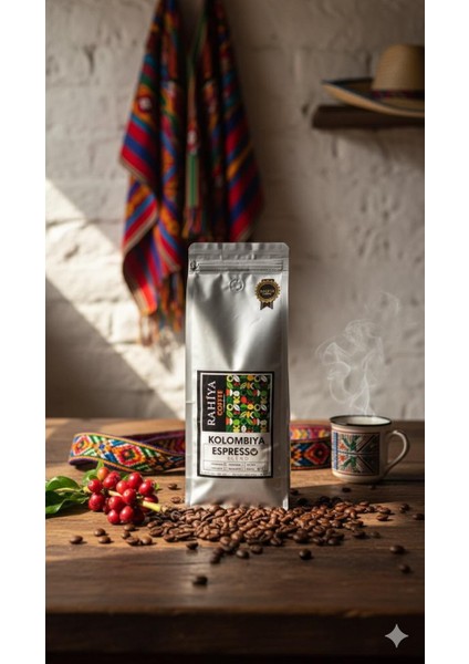 Espresso Kolombia Single Orjin Kahve Çekirdeği 500GR (Excelso)