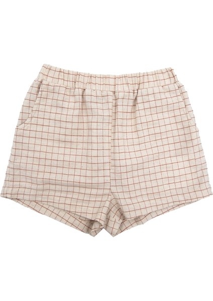 Ekose Desenli Yazlık Kız Çocuk Şort fiyatları