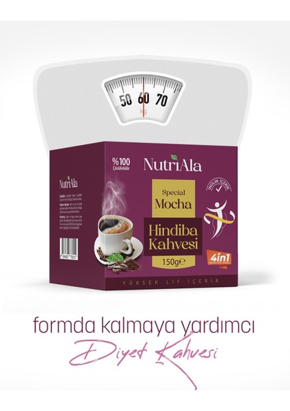 Hindiba Kahvesi Mocha Detox Diyet Kahvesi (Inülin,lif,detoks) Orafti® 150 gr modelleri