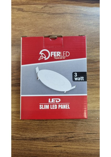 3W LED Panel Sıva Altı Gün Işığı Renk 3500K fiyatları