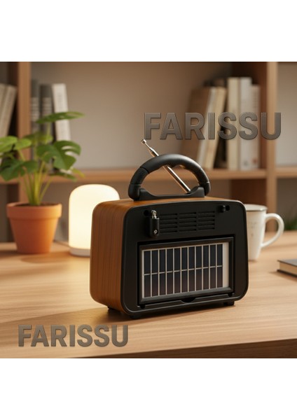 BK-330 Retro Güneş Enerjili (Solar) Radyo, Taşınabilir Mp3 Oynatıcı, Fm/am/sw Radyo ve Fener modelleri