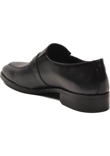 Siyah Hakiki Deri Erkek Klasik Ayakkabı fırsatları