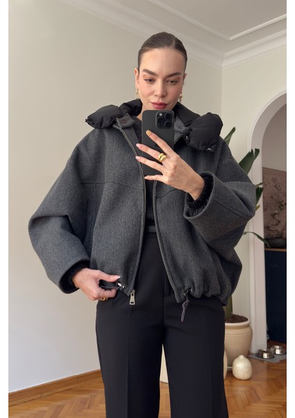 Lisara Kaban Garnili Mont- Antrasit fiyatları