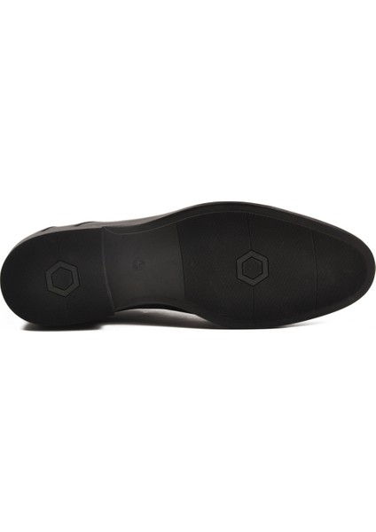 Siyah Hakiki Deri Büyük Numara Erkek Klasik Ayakkabı indirimleri