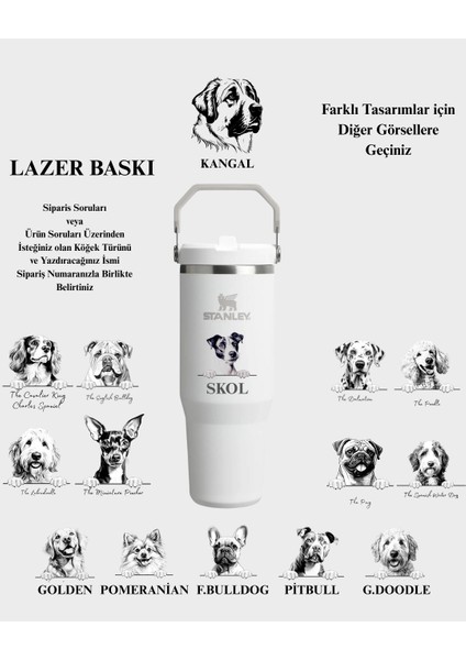 The Iceflow Flip Straw Pipetli Termos 0,89 L Özel Isimli Kişiselleştirilebilir Tasarımlı fırsatları