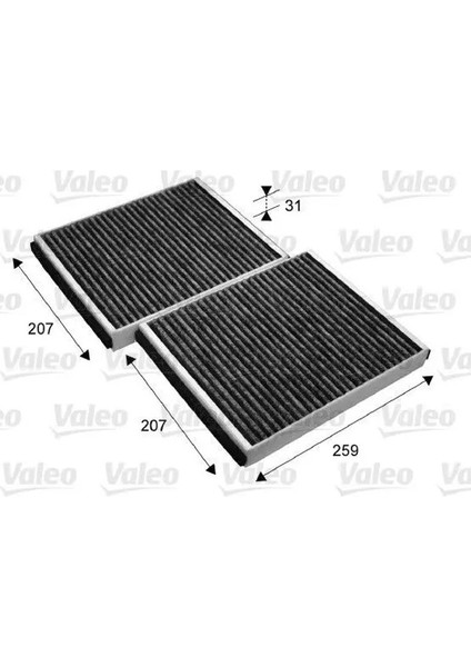 715690 Polen Filtresi (Karbonlu) 64116809933 64116991537 64119163329