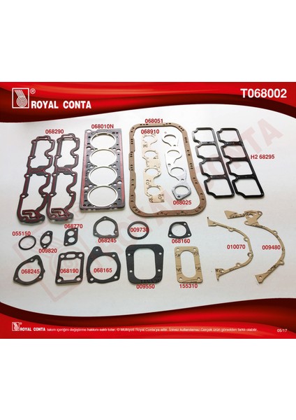 Mtxdpn Motor Takim Conta Keçesiz Tmpr 2.0 159 A5.046 - 159 A6.046